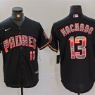 Any Size San Diego Padres Manny Machado Mexico Black Cool Baseball Jersey