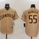 Any Size San Diego Padres Sean Manaea Khaki Cool Base Stitched Jersey