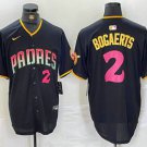 Any Size San Diego Padres Xander Bogaerts Black Player Number Fashion Jersey