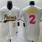 Any Size San Diego Padres Xander Bogaerts Number White 2023 City Jersey