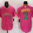 Any Size San Diego Padres Xander Bogaerts Pink Player Number Fashion Baseball Jersey