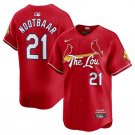 Any Size St. Louis Cardinals Lars Nootbaar Red 2024 City Baseball Jersey