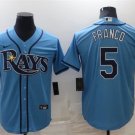 Any Size Tampa Bay Rays Wander Franco Cool Base Jersey Royal Blue