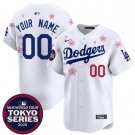 Dodgers ACTIVE PLAYER Custom White 2025 Tokyo Series Limited Jersey