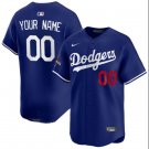 Los Angeles Dodgers Custom Baseball Jersey Blue Royal