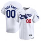 Los Angeles Dodgers Custom Baseball Jersey White