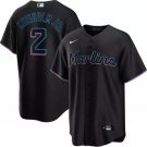 Men & Youth #2 Jazz Chisholm Miami Marlins Cool Base Black Jersey