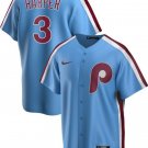 Men & Youth #3 Bryce Harper Philadelphia Phillies Cool Base Blue Jersey