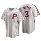 Men & Youth #3 Bryce Harper Philadelphia Phillies Cool Base White Jersey