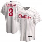 Men & Youth #3 Bryce Harper Philadelphia Phillies Whiht Home Cool Base Jersey