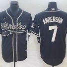 Men & Youth #7 Tim Anderson Chicago White Sox Black Jersey