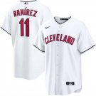 Men & Youth #11 Jose Ramirez Cleveland Cool Base White Jersey