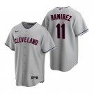 Men & Youth #11 José Ramírez Cleveland Guardians Gray Road Cool Base Jersey