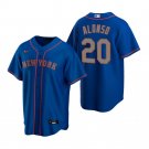 Men & Youth #20 Pete Alonso New York Mets Alternate Cool Base Blue Jersey__1713