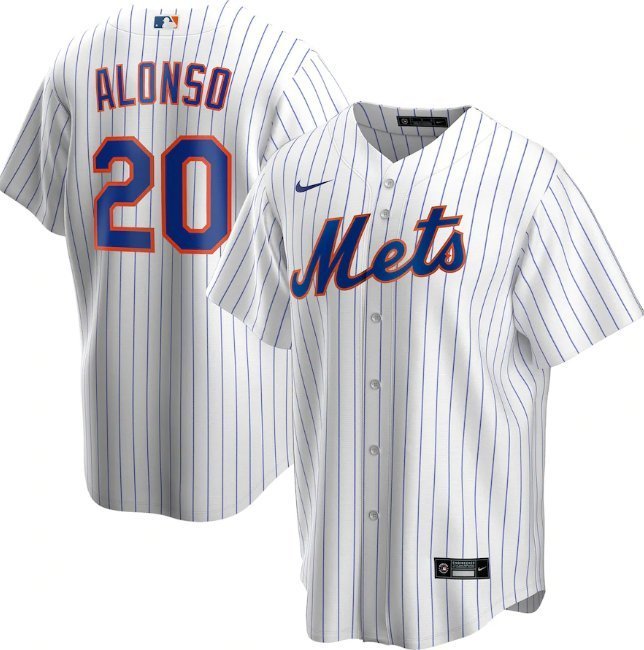 Men & Youth #20 Pete Alonso New York Mets White Home Cool Base Jersey__1716