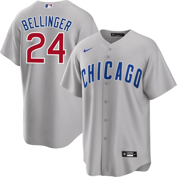 Men & Youth #24 Cody Bellinger Chicago Cubs Gray Road Cool Base Jersey