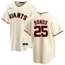 Men & Youth #25 Barry Bonds San Francisco Giants Alternate Cool Base Cream Jersey