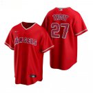 Men & Youth #27 Mike Trout Los Angeles Angels Alternate Cool Base Red Jersey