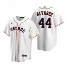Men & Youth #44 Yordan Alvarez Houston Astros White Home Cool Base Jersey