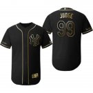 Men & Youth #99 Aaron Judge New York Yankees Black Golden Edition Jersey