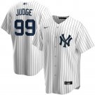 Men & Youth #99 Aaron Judge New York Yankees Cool Base White Home Jersey
