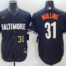Men's & Womens Orioles Cedric Mullins Black 2023 City Flex Base Jersey