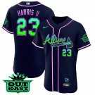 Men's Atlanta Braves Michael Harris II 2023 Galaxy Flex Base Stitched Jersey