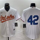 Men's Baltimore Orioles Jackie Robinson White Cool Base Stitched Jersey
