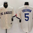 Men's Brooklyn Dodgers Freddie Freeman Cream 2024 City Connect Stitched Jersey