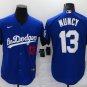 Mens & Youth Dodgers Max Muncy cool Base city Jersey royal blue