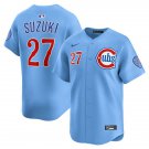 Mens Chicago Cubs #27 Seiya Suzuki Nike Blues Alternate Limited Jersey