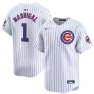 Men's Chicago Cubs Nick Madrigal White 2024 Home Limited Stitched Baseball Jersey