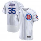 Mens Chicago Cubs Justin Steele White Flex Base Player Jersey