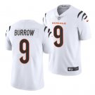 Men & Youth #9 Joe Burrow Cincinnati Bengals Color Rush Vapor Limited White Stitched Jersey