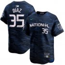 Men's Colorado Rockies Elias Diaz Royal 2023 All-Star Stitched Baseball Jersey