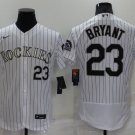 Men's Colorado Rockies Kris Bryant Flex Baseball Jersey White