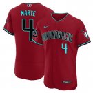 Men's Diamondbacks Ketel Marte 2024 Flex Baseball Jersey Red