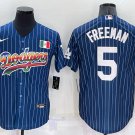 Men's Dodgers Freddie Freeman Mexico Blue Cool Baseball Jersey