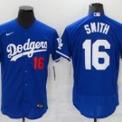 Mens Dodgers Will Smith Flex Baseball Jersey royal