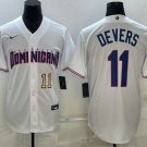 Men's Dominican Republic Rafael Devers 2023 White World Classic Jersey