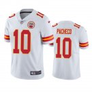 Men & Youth #10 Isaih Pacheco Kansas City Chiefs Color Rush Limited White Jersey