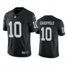 Men & Youth #10 Jimmy Garoppolo Las Vegas Raiders Color Rush Limited Black Jersey