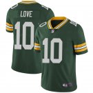 Men & Youth #10 Jordan Love Green Bay Packers Color Rush Limited Green Jersey__2113