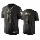 Men & Youth #11 A.J. Brown Tennessee Titans Black Golden Edition Jersey