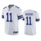 Men & Youth #11 Micah Parsons Dallas Cowboys Color Rush Limited White Jersey__2486