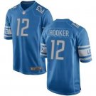 Men & Youth #12 Hendon Hooker Detroit Lions Blue Game Jersey