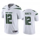 Men & Youth #12 Joe Namath New York Jets Color Rush Vapor Limited White Jersey