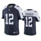 Men & Youth #12 Roger Staubach Dallas Cowboys Color Rush Limited Navy Jersey