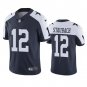 Men & Youth #12 Roger Staubach Dallas Cowboys Color Rush Limited Navy Jersey
