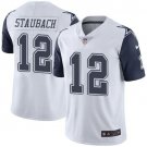 Men & Youth #12 Roger Staubach Dallas Cowboys Color Rush Limited White Jersey